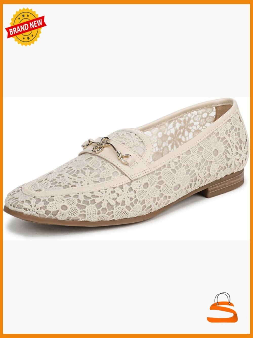 Mesh Loafer with Almond Toe - Breathable Slip-On Flat